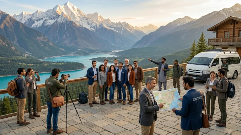 taking the boardroom to the mountains! from scenic group photos to strategic